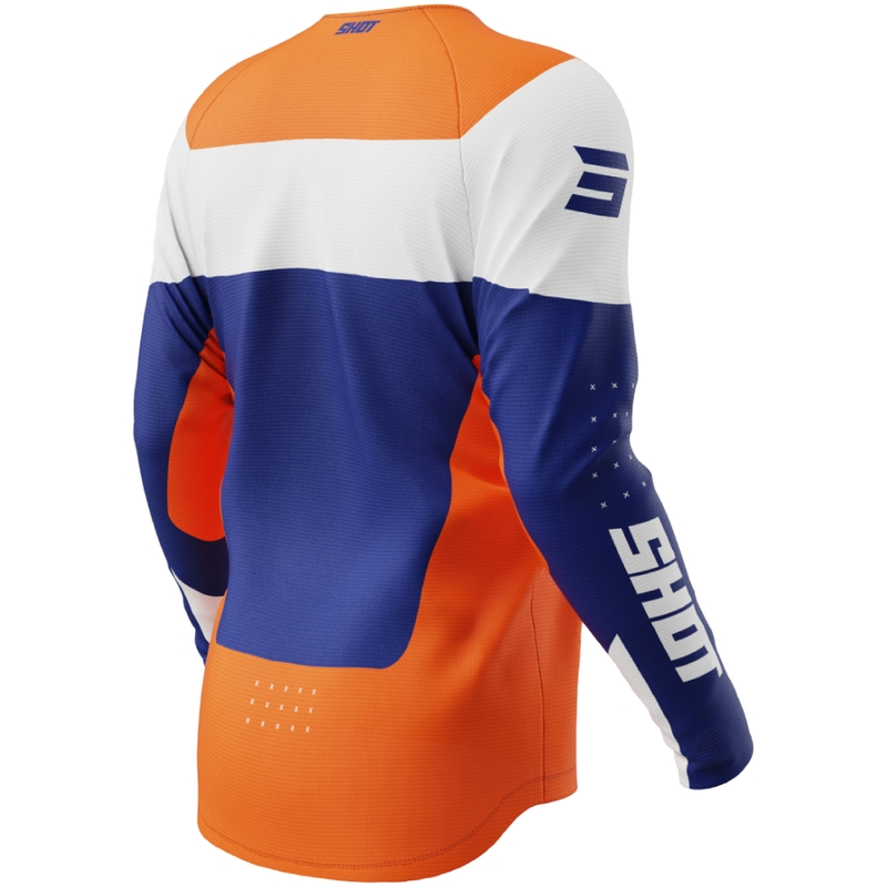 Kinder motorcross trui Shot Draw League oranje