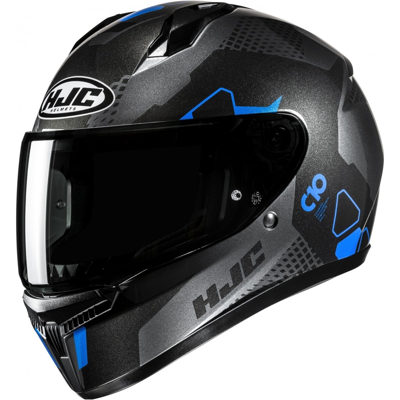 Integraalhelm HJC C10 Aspa MC2 zwart-blauw-grijs