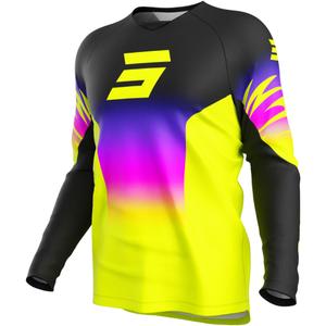 Kinder motorcross trui Shot Draw X-Trem fluo geel