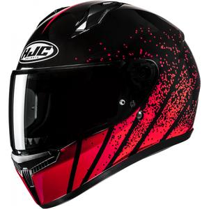 Integraal motorhelm HJC C10 Haven MC1 zwart-rood