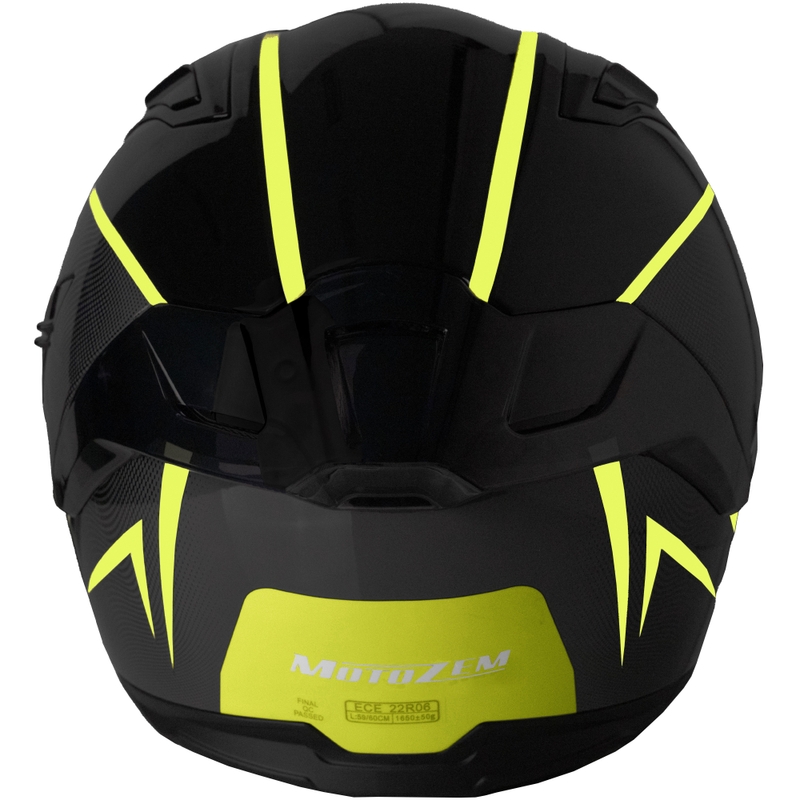 Integraalhelm Motozem Guardian zwart-geel