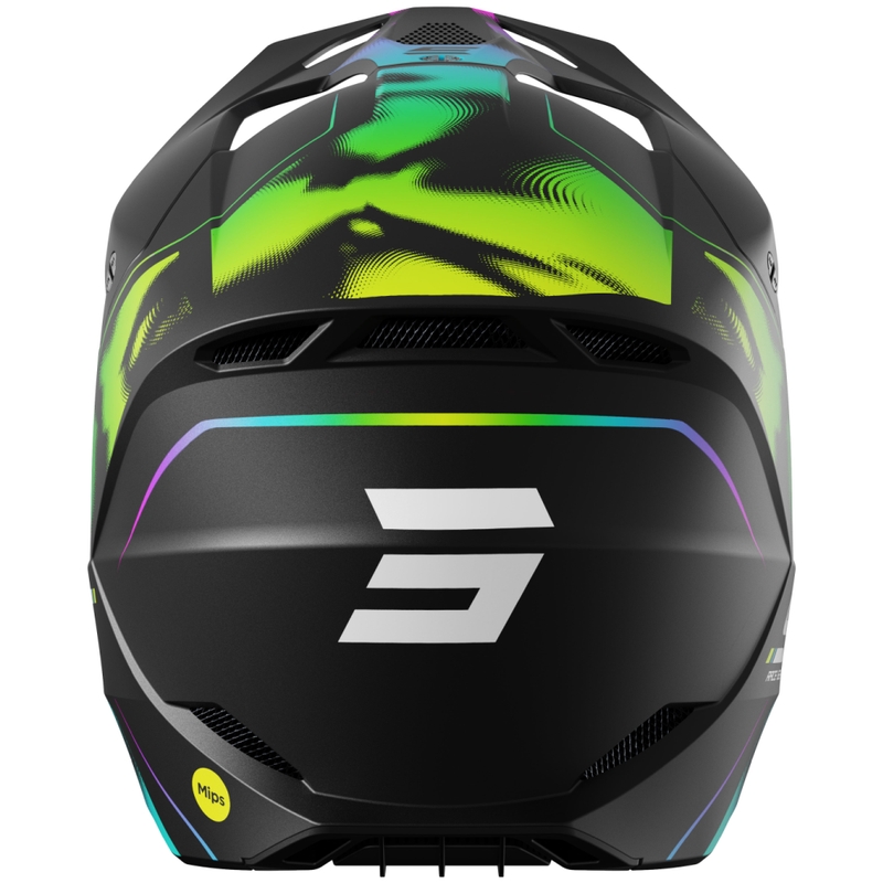 Motorcrosshelm Shot Race Nitro mat zwart