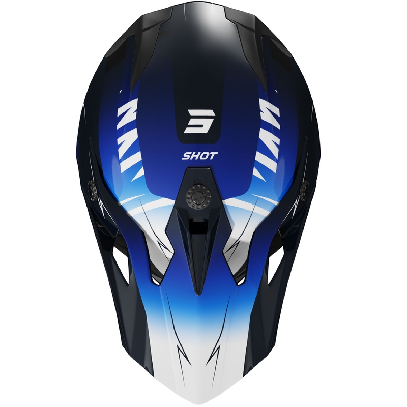 Motorcrosshelm Shot Pulse X-Trem blauw