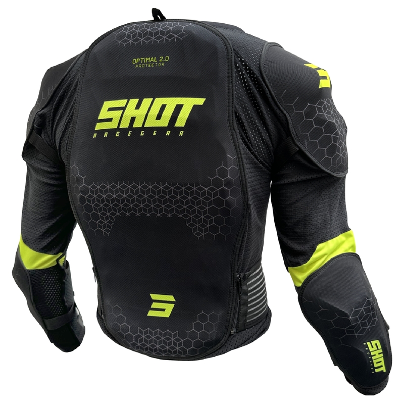 Lichaamsbeschermer Shot Optimal 2.0 zwart-geel