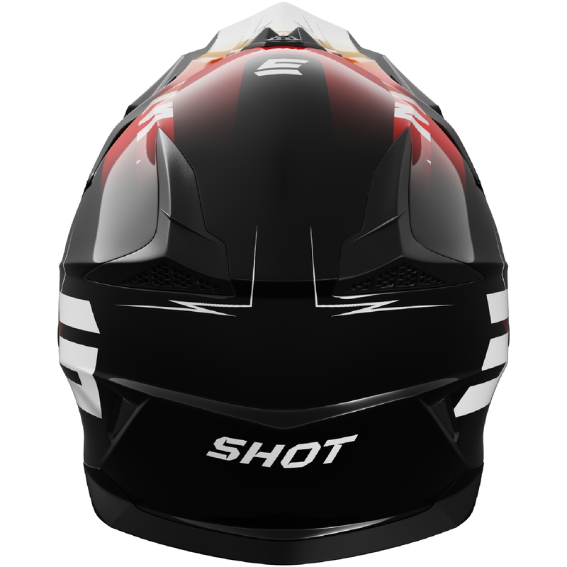Kinder motorcrosshelm Shot Pulse X-Trem oranje-rood