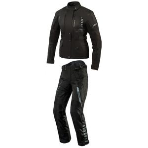 Dames moto pak Rebelhorn Hiker II zwart