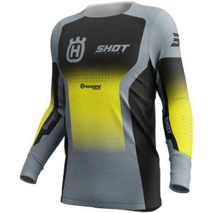 Motorcross trui Shot Aerolite HVA zwart-grijs