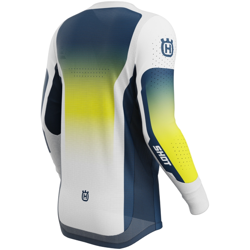 Motorcross trui Shot Aerolite HVA blauw