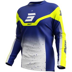 Motorcross trui Shot Devo Blast blauw