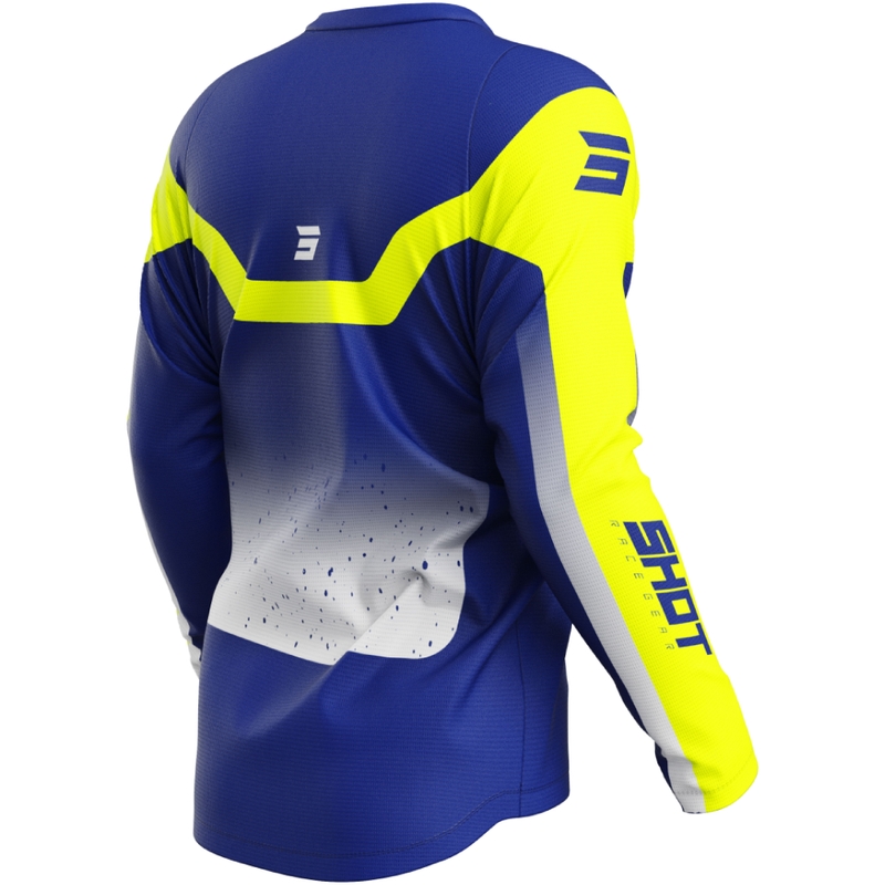 Motorcross trui Shot Devo Blast blauw