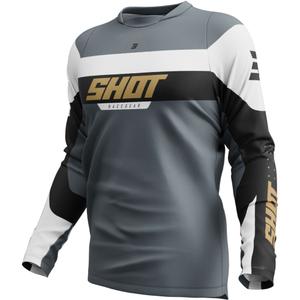 Motorcross trui Shot Devo League goud