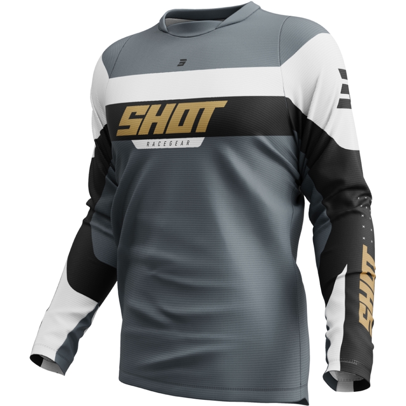 Motorcross trui Shot Devo League goud
