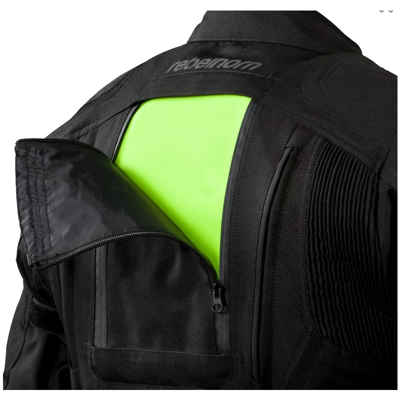 Dames moto pak Rebelhorn Hiker II zwart