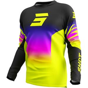 Motorcross trui Shot Devo X-Trem fluo geel