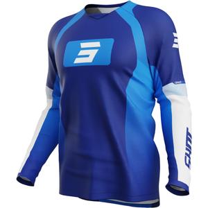 Motorcross trui Shot Draw Instinct blauw