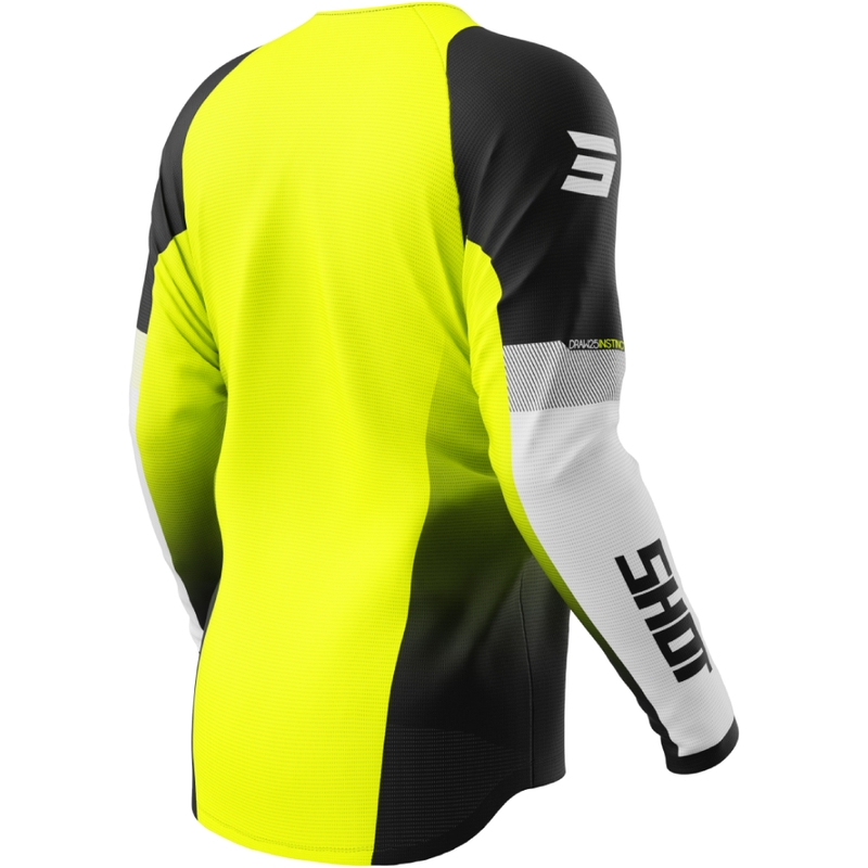 Motorcross trui Shot Draw Instinct fluo geel