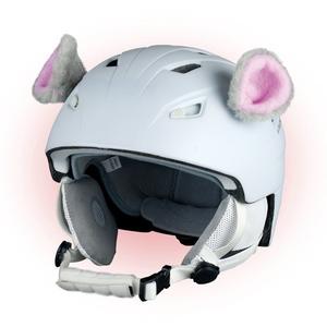 Oren op helm Muis roze