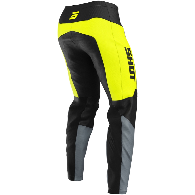 Shot Devo League motorcrossbroek fluo geel