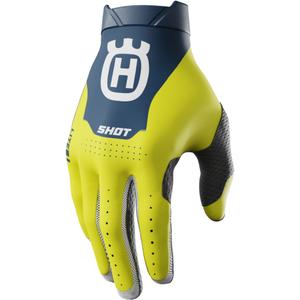 Motorcross handschoenen Shot Lite HVA blauw