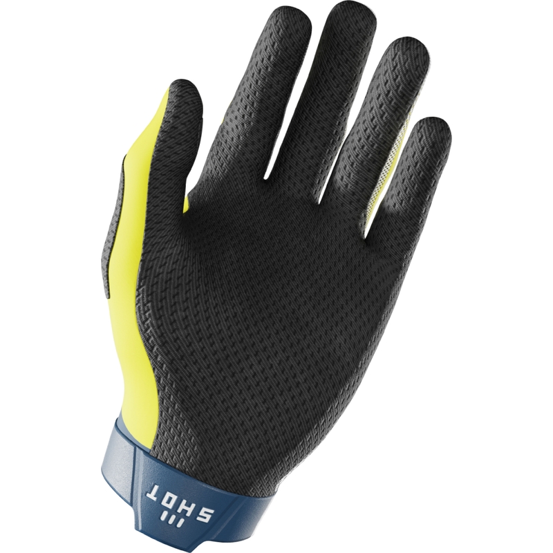 Motorcross handschoenen Shot Lite HVA blauw