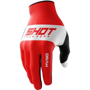 Motorcross handschoenen Shot Draw Sky rood