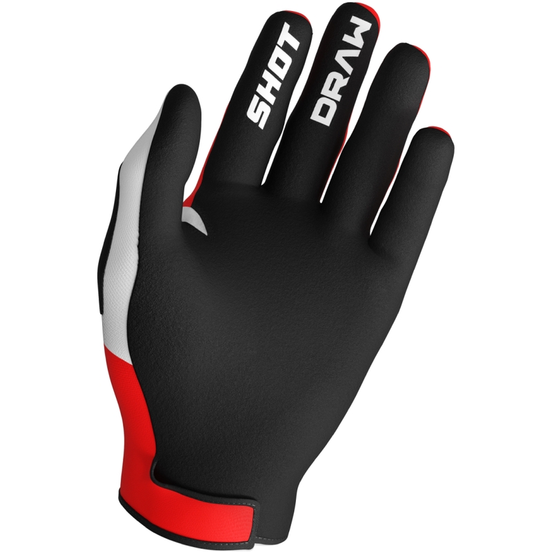 Motorcross handschoenen Shot Draw Sky rood