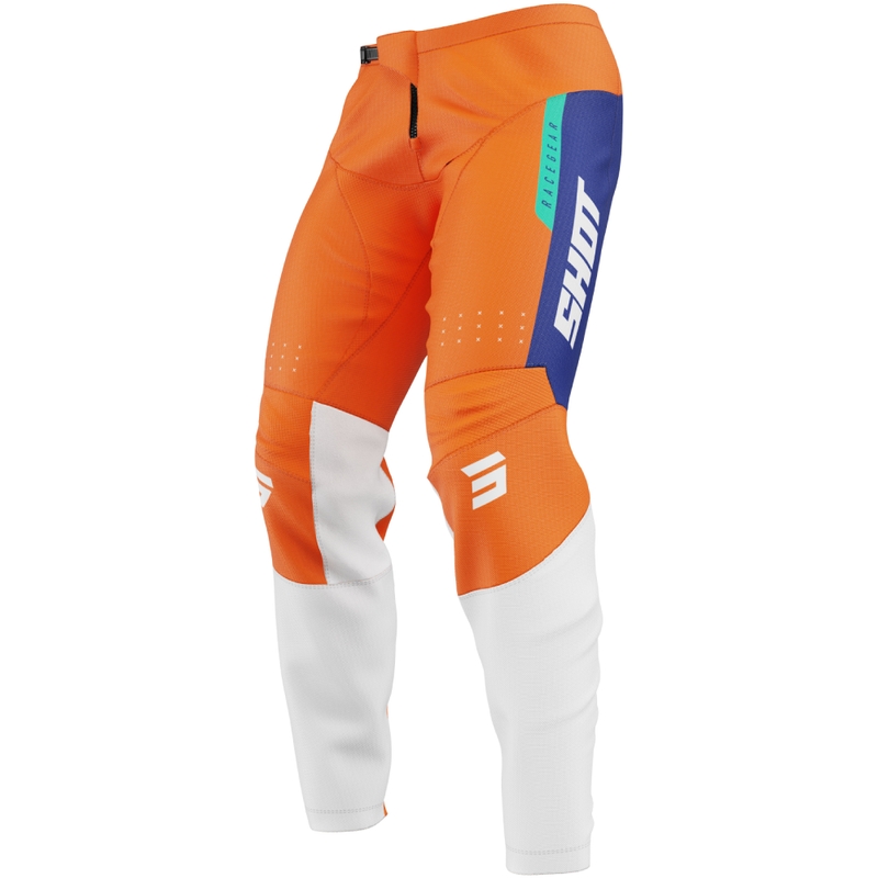 Kinder motorcrossbroek Shot Draw League oranje