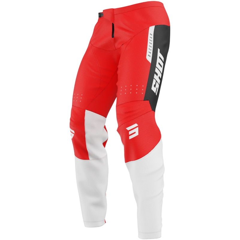 Kinder motorcrossbroek Shot Draw League Rood
