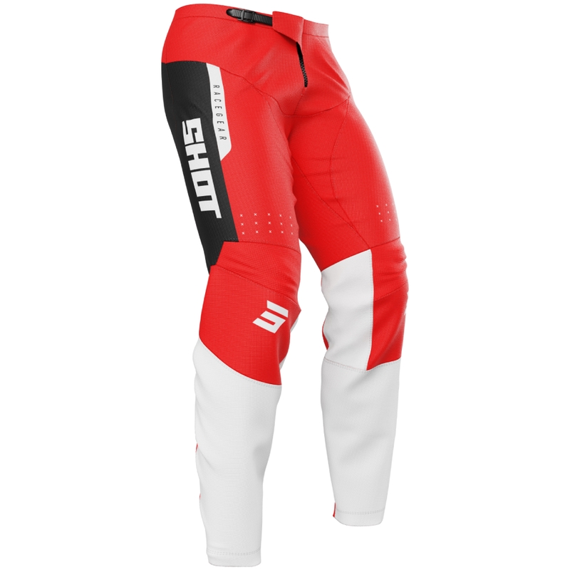 Kinder motorcrossbroek Shot Draw League Rood