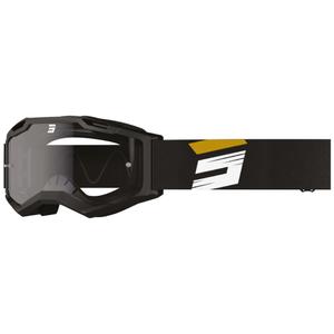Motorcrossbril Shot Assault 2.0 Claw goud met helder plexi