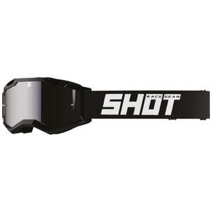 Motorcrossbril Shot Assault 2.0 Stevig zwart met iridium lens