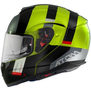 MT Atom SV Gorex C3 zwart-grijs-fluo geel tip-up motorhelm uitverkoop