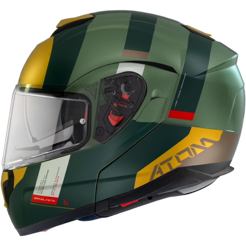 MT Atom SV Gorex C6 motorhelm geel-groen uitverkoop