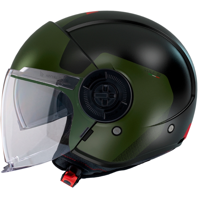 MT Viale SV S Beta A6 open motorhelm zwart-groen