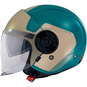 MT Viale SV S Beta E7 open motorhelm beige-turquoise