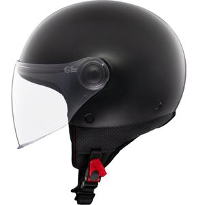 MT Street S Open Motorhelm Glanzend Zwart