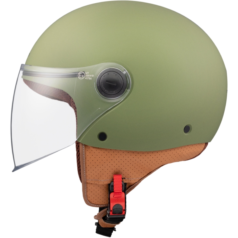 MT Street S open motorhelm mat groen