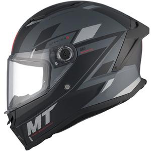 MT Stinger 2 Solid Zivze Zwart-Grijs Matte Integrale Motorhelm uitverkoop
