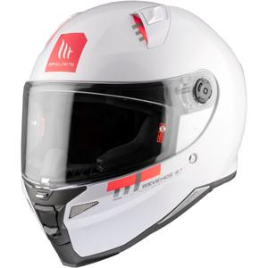 MT REVENGE 2 S SOLID A0 integraal motorhelm glanzend wit