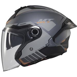 MT Cosmo SV Cruiser open helm mat grijs-zwart