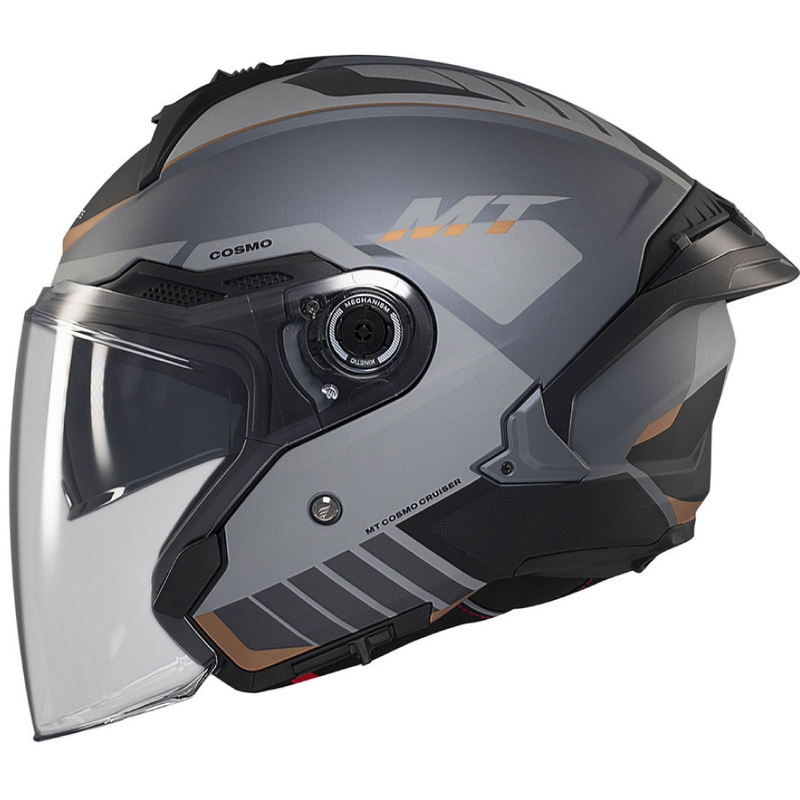 MT Cosmo SV Cruiser open helm mat grijs-zwart