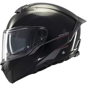 MT ATOM 2 SV SOLID A1 motorhelm glanzend zwart