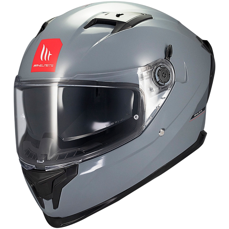 MT BRAKER SV SOLID A12 integraal motorhelm grijs