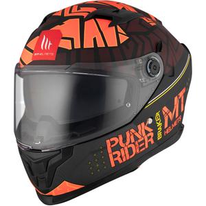 MT BRAKER SV PUNK RIDER B5 integraal motorhelm rood-zwart
