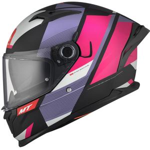 MT BRAKER CHENTO B9 integraal motorhelm roze-paars-wit