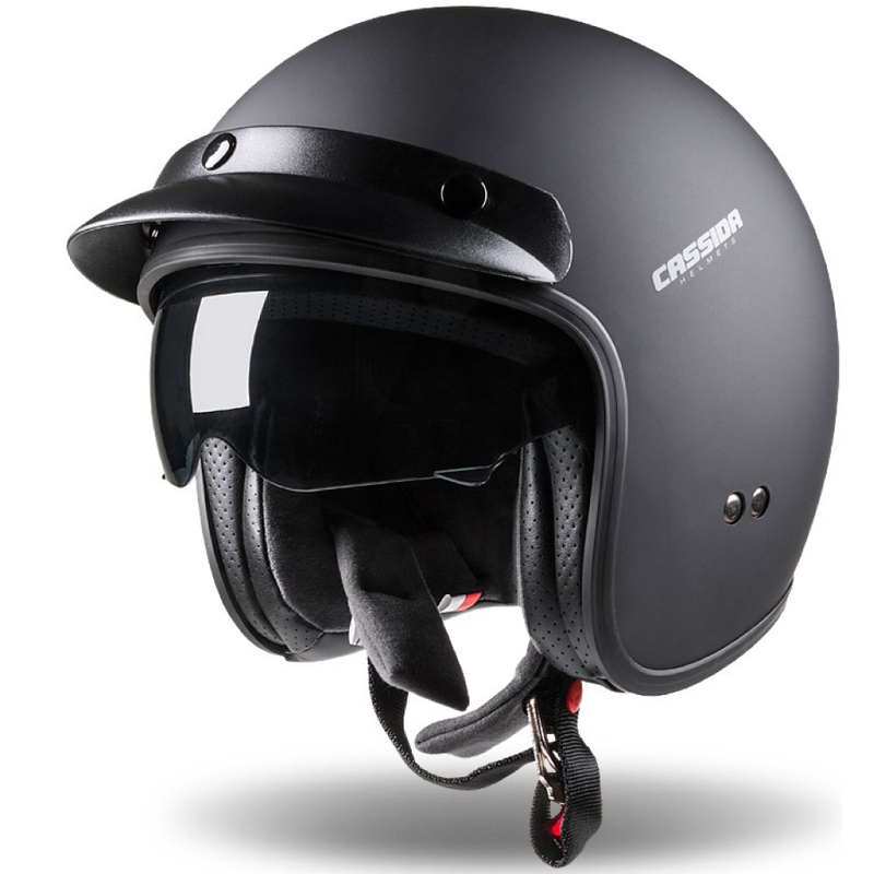 Cassida Oxygen open motorhelm zwart mat