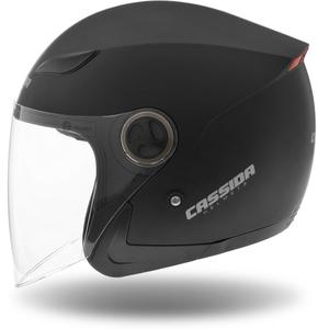 Cassida Reflex open motorhelm zwart mat