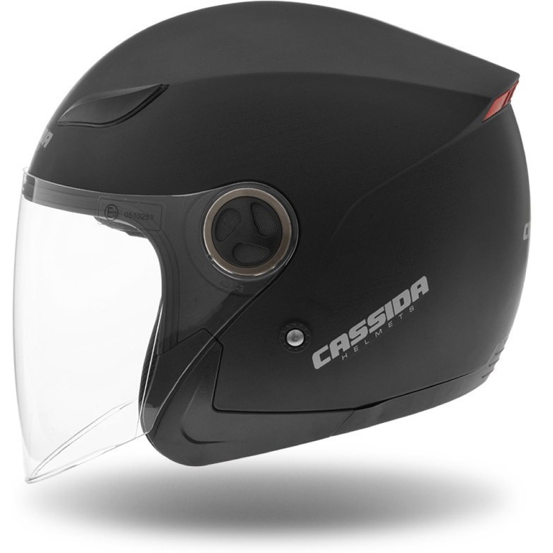 Cassida Reflex open motorhelm zwart mat