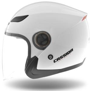 Cassida Reflex open motorhelm wit uitverkoop