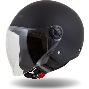 Cassida Handy Zwart-Grijs Open Motorhelm